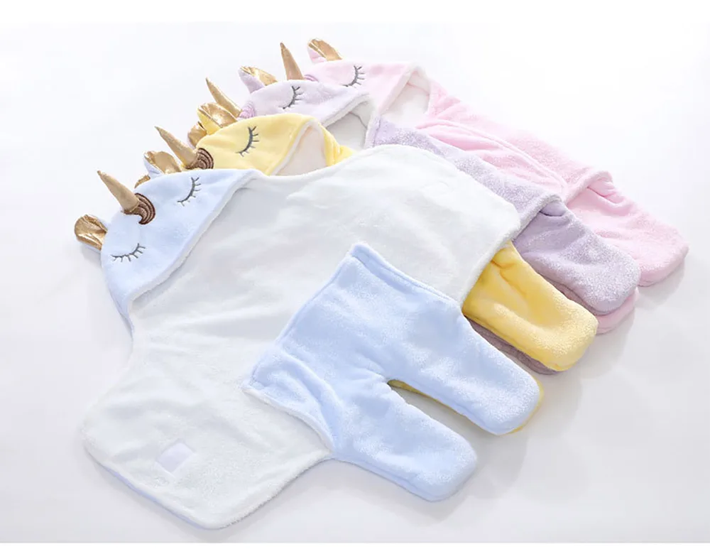 Baby Sleeping Bag Ultra-Soft Fluffy Fleece Newborn Blanket