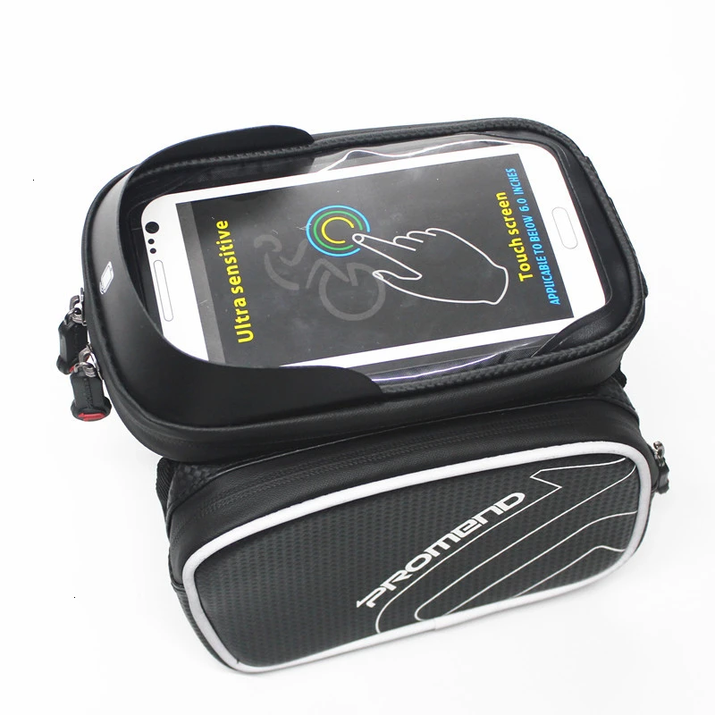 Хит, сумка для мобильного телефона на велосипед 5,5/6 дюймов, сенсорный экран, MTB, дорожный велосипед, верхняя рама, сумка для хранения на велосипеде
