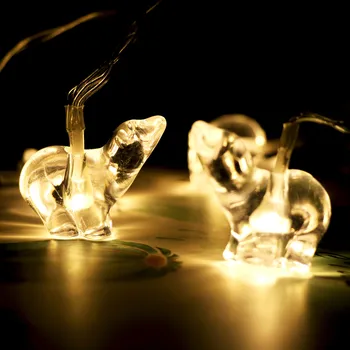 

1.65M Polar-Bear String Lights Decorative Lights String 10 LED Battery Powered Waterproof Lamp For Wedding Party Decoration F17