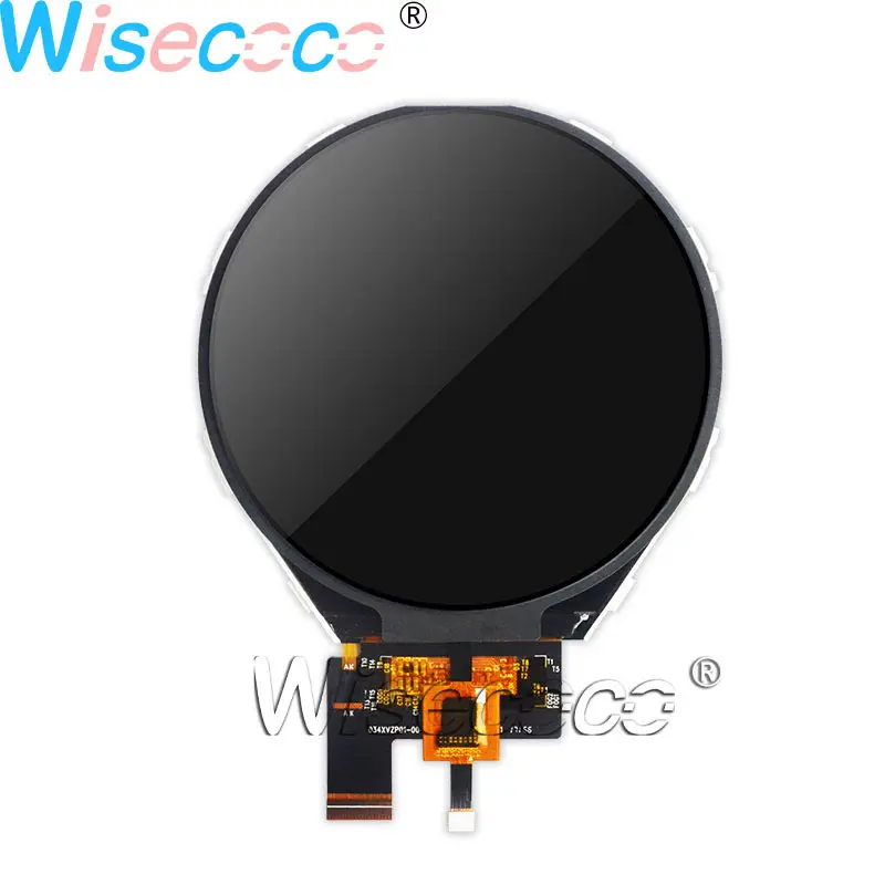 Wisecoco 3,4 дюймов 800*800 круглый дисплей ips ЖК-панель+ PCAP сенсорный экран+ 39 контактов MIPI к HDMI плата контроллера