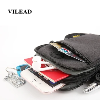 

Vilead Waterproof Oxford Sports Running Bag Outdoor Camping Hiking Cellphone Holder Waist Bag Men Women Fitness Travel Backpack