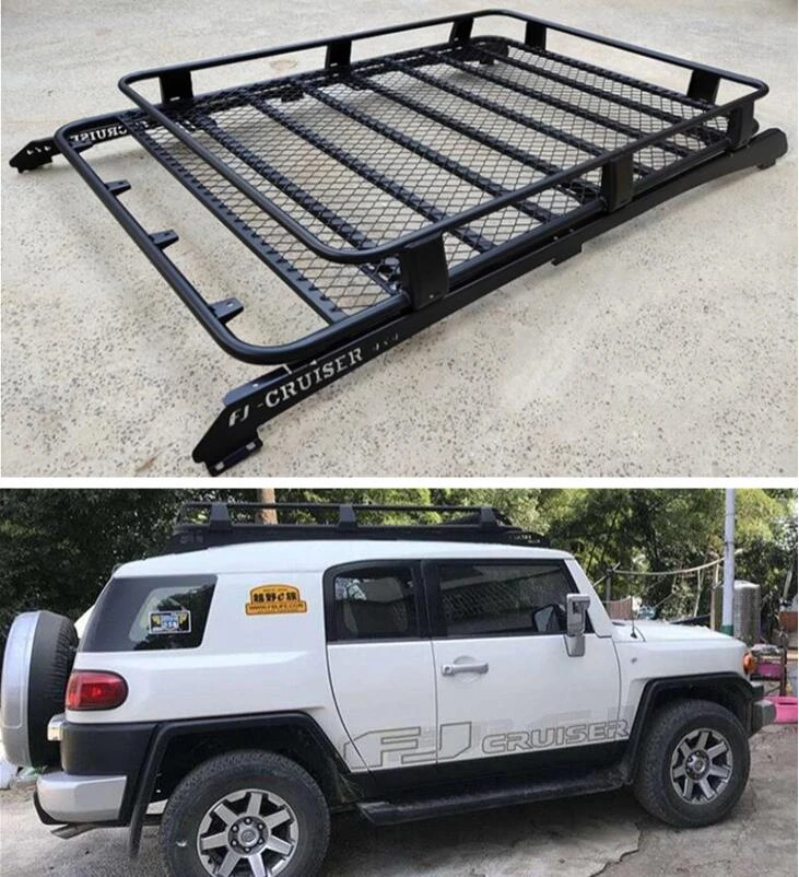 ECOTRIC Roof Rack Rail Top Cargo Luggage Carrier Compatible With 2007