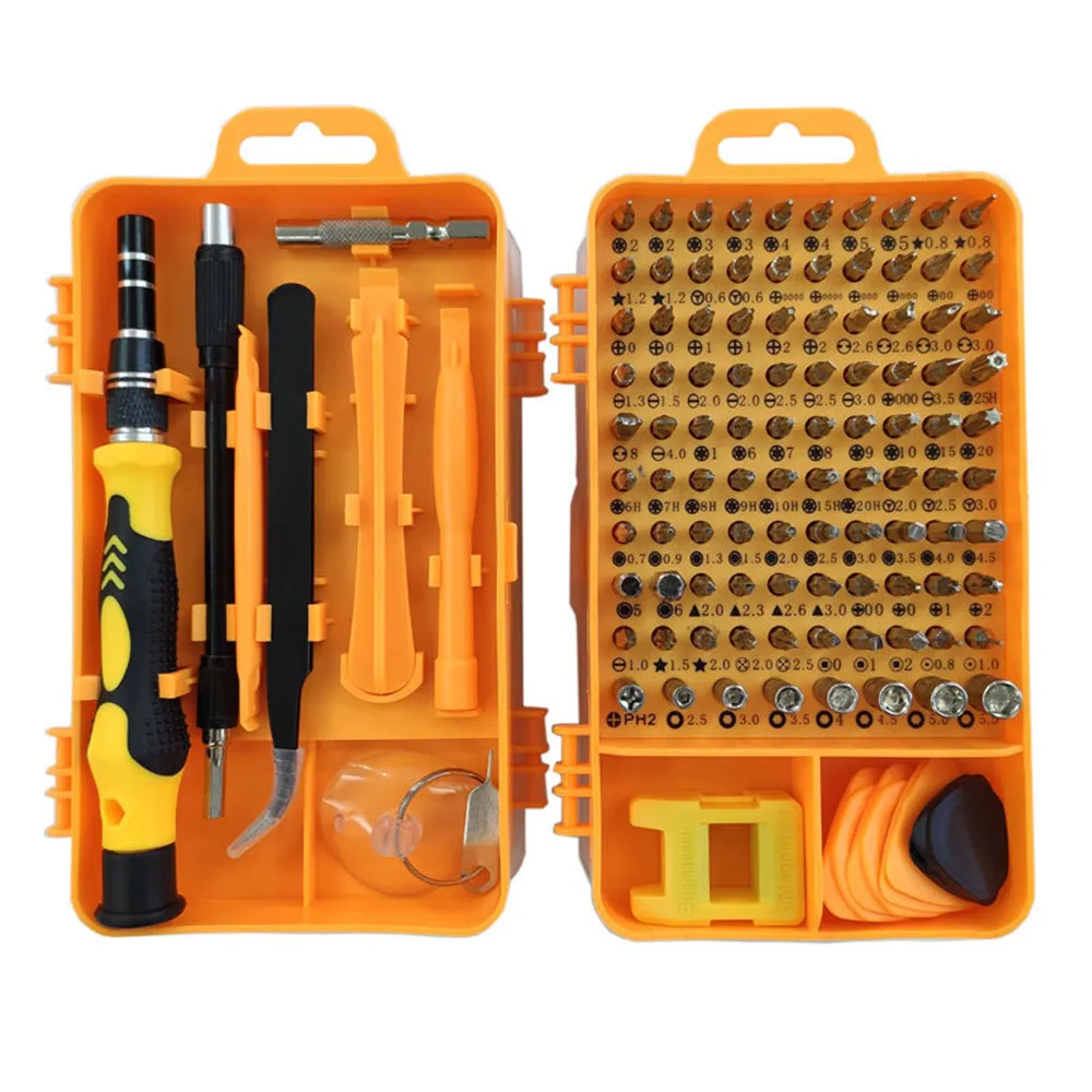 £15.19 115 In 1 Screwdriver Set Multi Function Manual Repair Tool Box