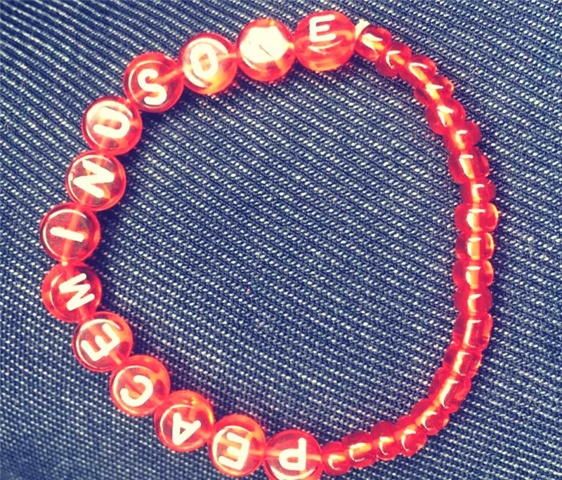 Kpop g-дракон красные браслеты Peaceminusone Lover's Lucky Jewelry Kwon Ji Young бисерные браслеты LJJ768