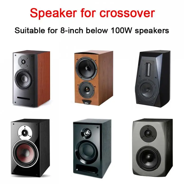 D226 100W Speaker 2 Way Crossover Audio Treble+ Bass Independent Crossover Speakers Filter Frequency Divider
