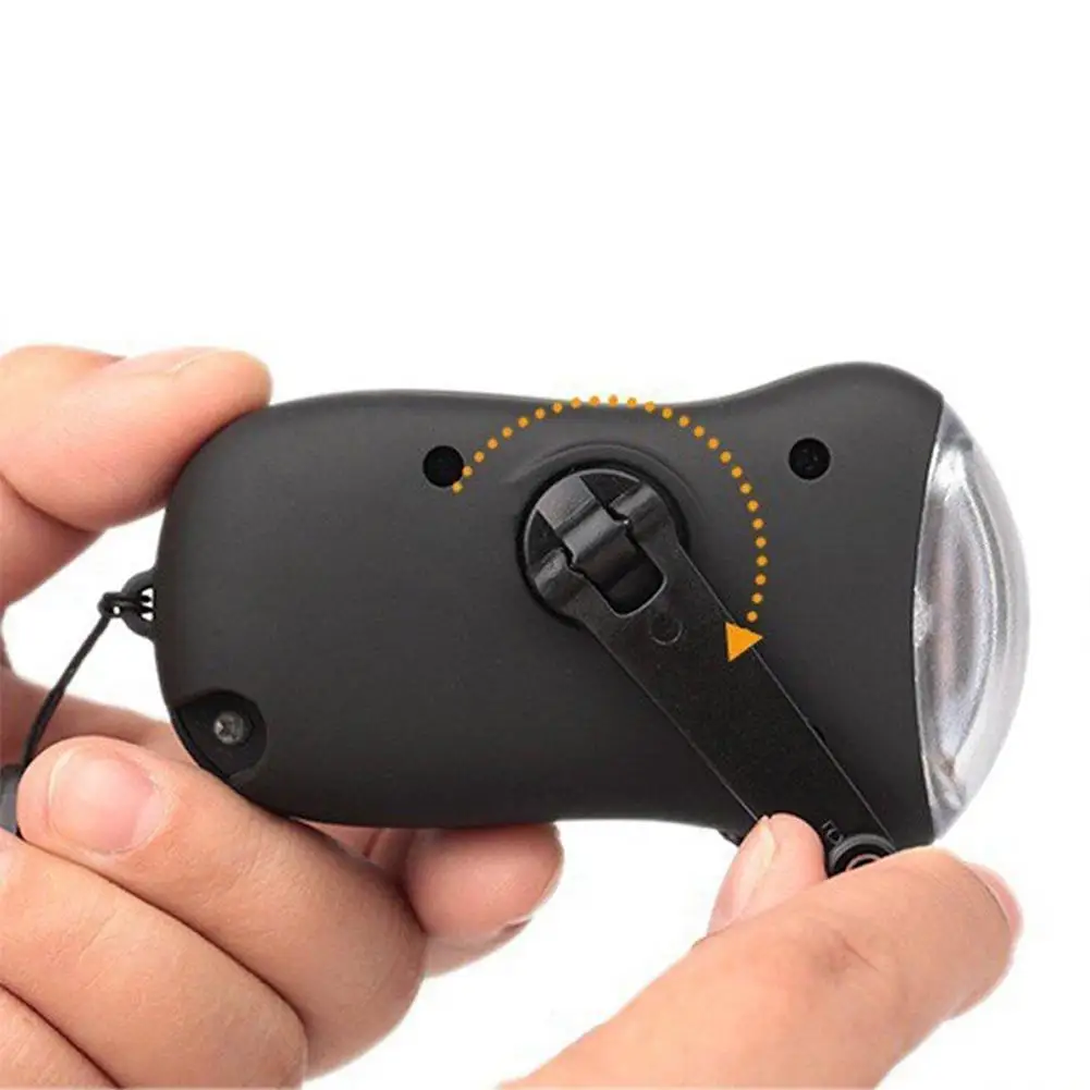 Mini Flashlight Portable Hand Crank Dynamo LED Solar Powered Flashlight Camping Torch
Mini Flashlight Portable Hand Crank Dynamo LED Solar Powered Flashlight Camping Torch