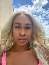 Peluca con malla frontal para mujeres negras, cabello humano liso, Rubio 613, encaje transparente, pelucas de cabello humano Remy de color T, M