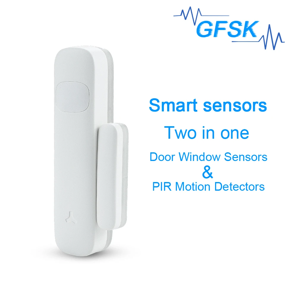 FM GFSK 433MHz Door Window Sensor PIR Motion Detector For Alarm System Kit Wireless Smart home Burglar security Magnetic Switch