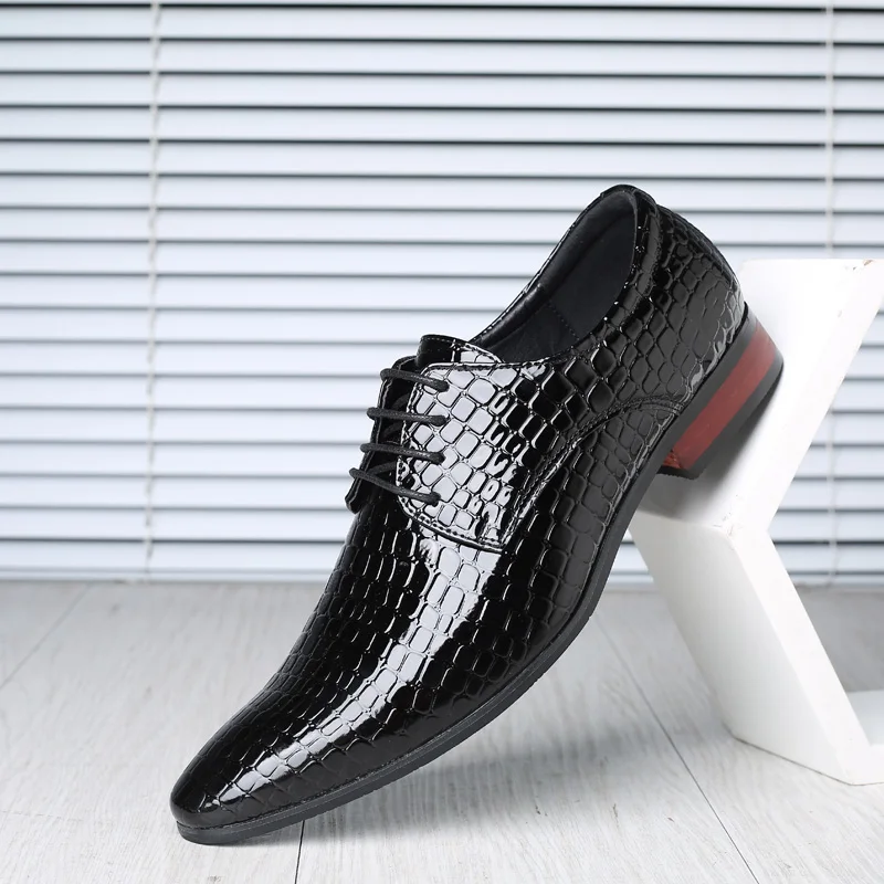 Размеры 38-47; Мужская официальная обувь; удобная деловая обувь в джентльменском стиле; стильная официальная обувь для мужчин;#1779