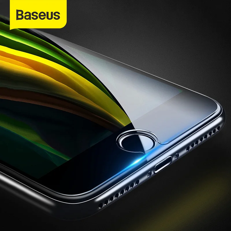 Защитное стекло Baseus прозрачное закаленное для iPhone SE 2020 0 3 мм | Мобильные телефоны