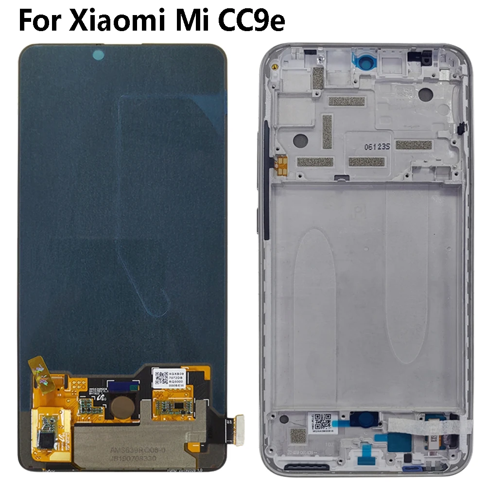 ЖК-дисплей AMOLED 6 01 дюйма для Xiaomi Mi CC9E с рамкой и дигитайзером в сборе | Мобильные