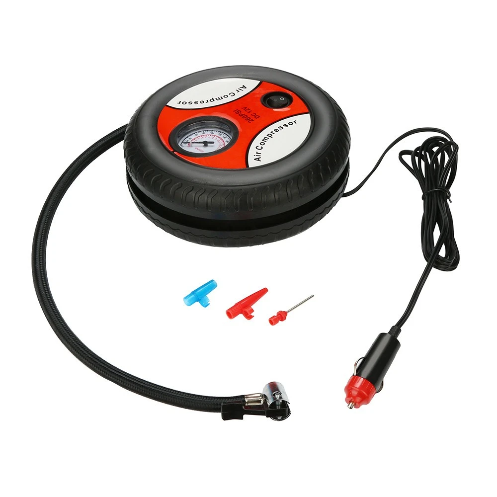 Bomba de aire eléctrica portátil para coche, Mini compresor aire, 12V, 260PSI, 120 ~ 150W, envío directo|Bomba inflable| - AliExpress