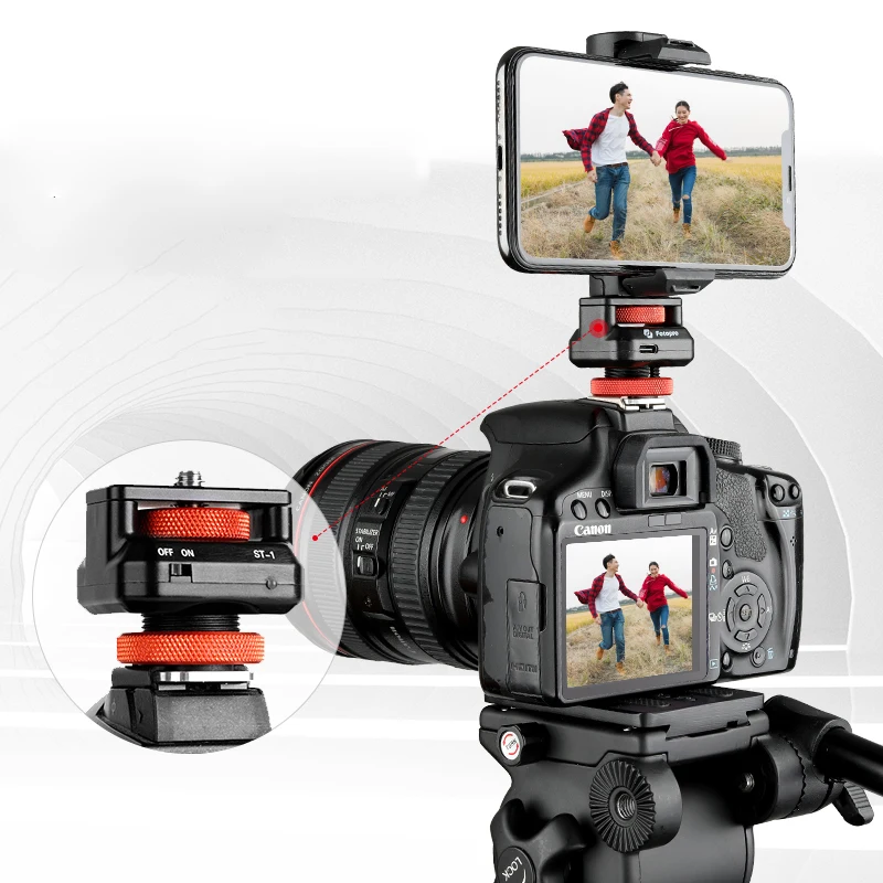 

Mobile Phone Camera Bluetooth Remote Control SLR Synchronization Trigger Tripod Photography Live Shooting Vlog Video Anti-Shake