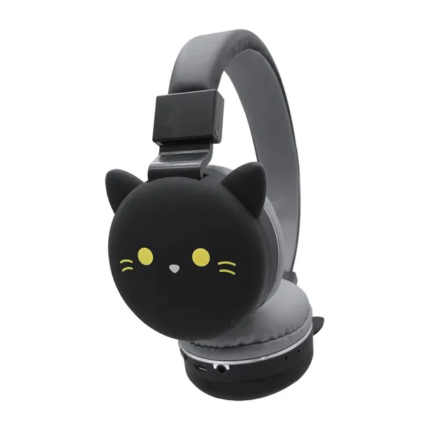 MUPY 2022 RGB luminosa orelha de gato tipo head-mounted fone de ouvido  bluetooth Sem Fio fone de ouvido Dobrável Destacável Banda microfone Do  Computador cabo de áudio fone de ouvido bluetooth (Azul)