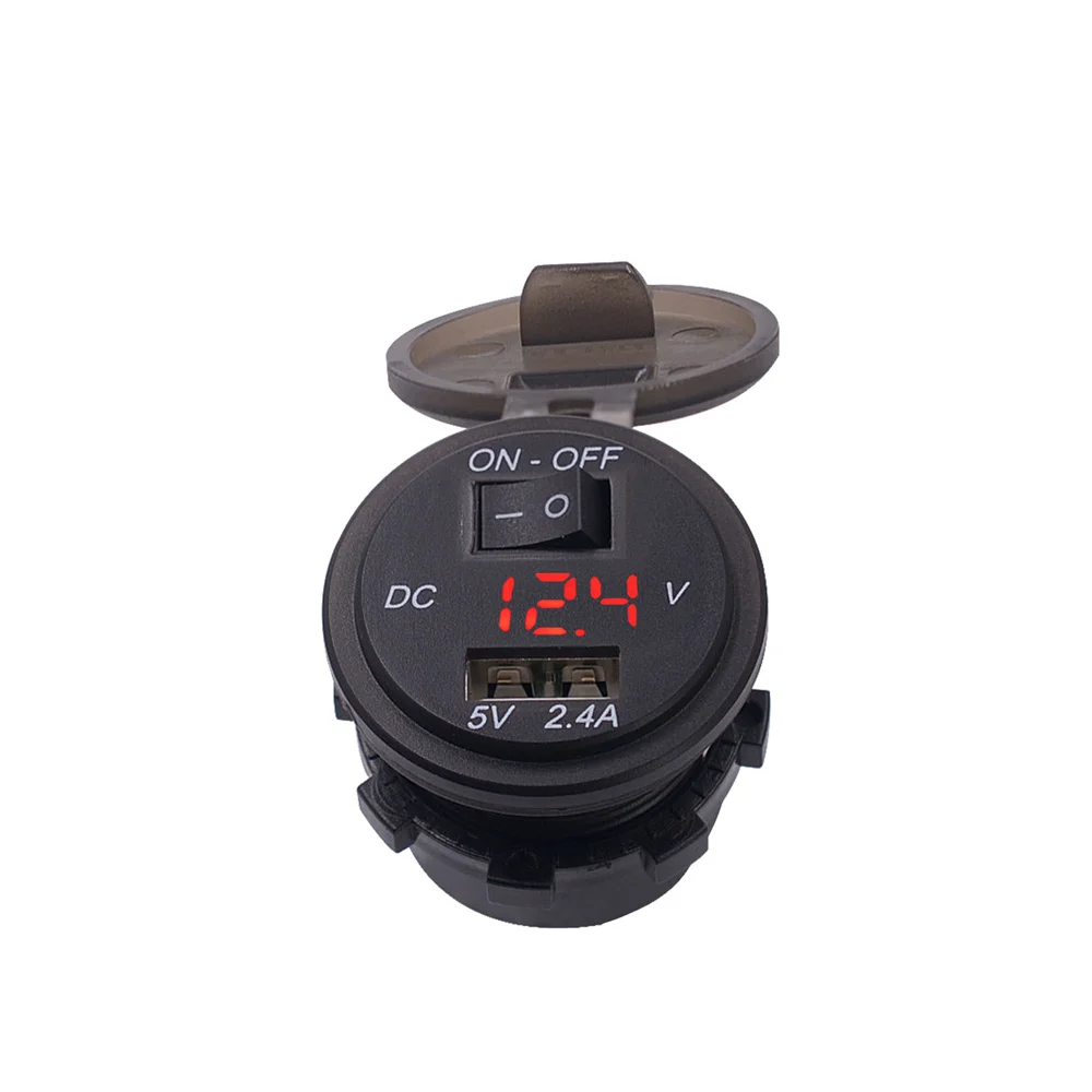 DC12V-24V зарядное устройство для электрического велосипеда мотоцикл телефон usb зарядка велосипед аксессуары водонепроницаемый портативный мото автомобильное электрическое зарядное устройство