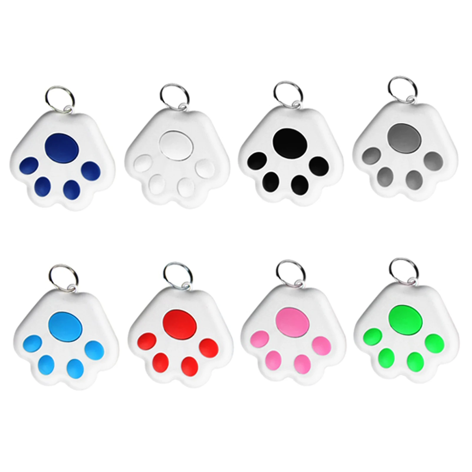 Localizador de llaves inteligente para niños y mascotas, dispositivo rastreador de llaves Mini con Bluetooth, alarma de coche, Cartera de azulejos, localizador de alarma en tiempo real, antipérdida