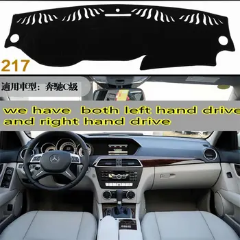 

For Mercedes-Benz C Class W204 c200 c280 c350 c220 c320 2007-2013 Dashmats Car-styling Accessories Dashboard Cover Pad Carpet