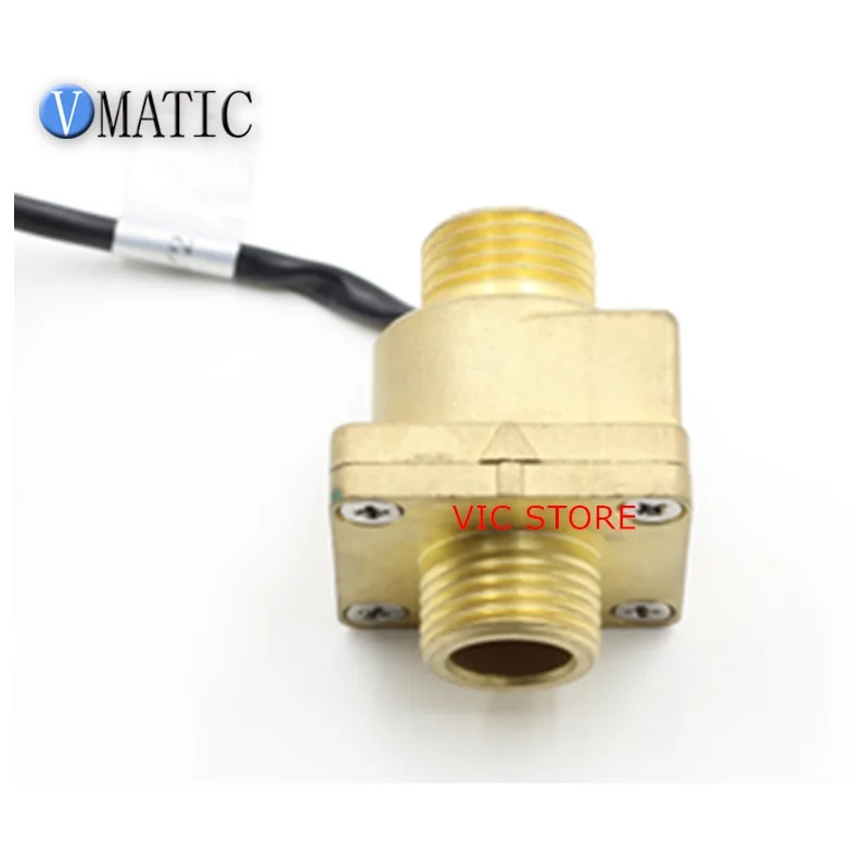 High Quality Electronic Motion Sensor Toilet Flush Brass Material Price VC4050-G1-2 Machinery Flow Water Switch