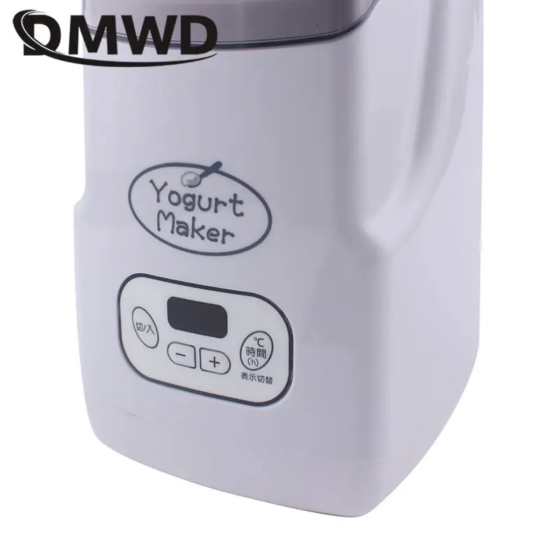 DMWD 110V 220V Full-automatic Electric DIY Yogurt Maker Multifunctional Japanese Leben Rice Wine Natto Caspian yogurt Machine