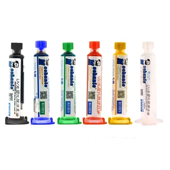 

10CC UV Light Curing Solder Mask Ink flux Welding oil Repair For Phone BGA PCB Circuit Board Layer Peeling or local damage