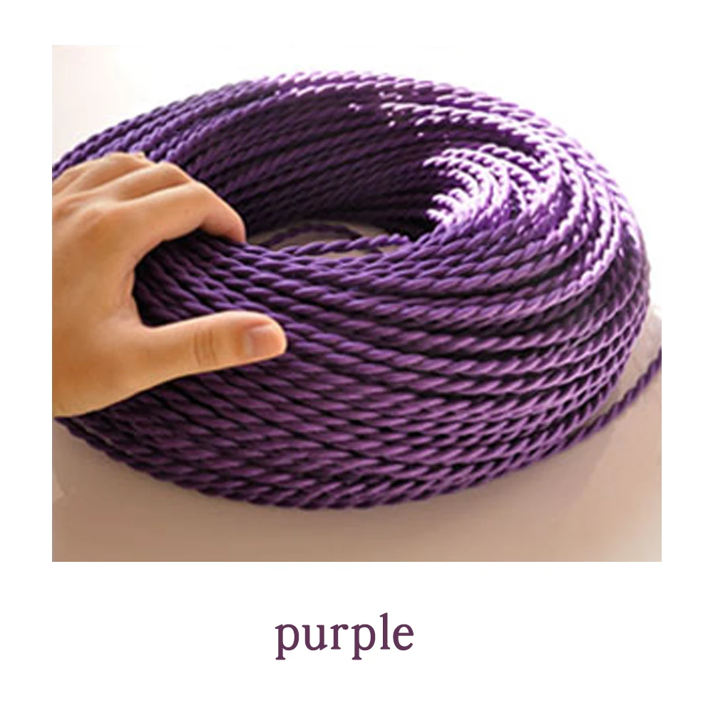 Câble Tressé En Tissu Rouge, Torsadé à 2 Fils | Mullan Lighting