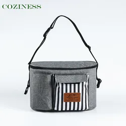 Confortable sac de maman imperméable Durable de grande capacité pour landau de bébé, cloison en tissu PVC, organisateur multifonction la nouvelle liste 