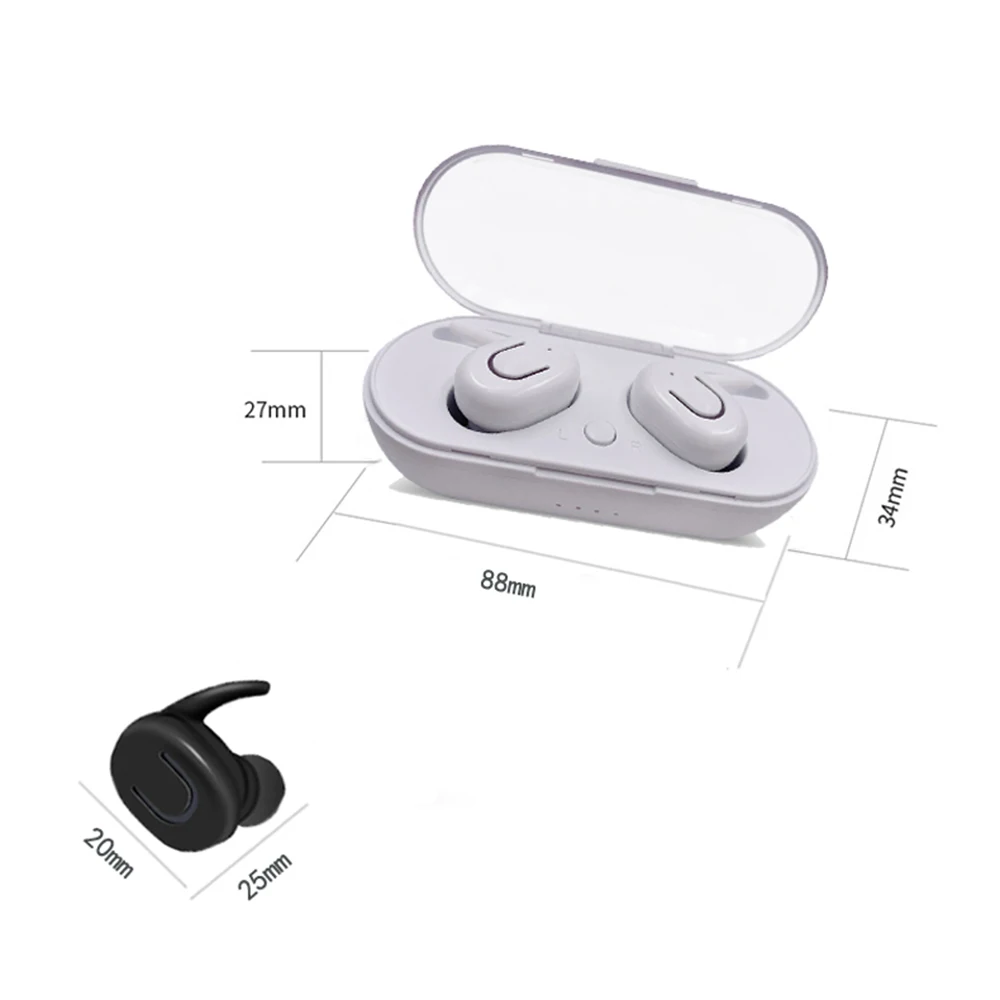 TWS JY-004 Беспроводные Bluetooth 5,0 наушники водонепроницаемые пот дождь Кнопка громкой связи стереонаушники 360 часов долгое время ожидания