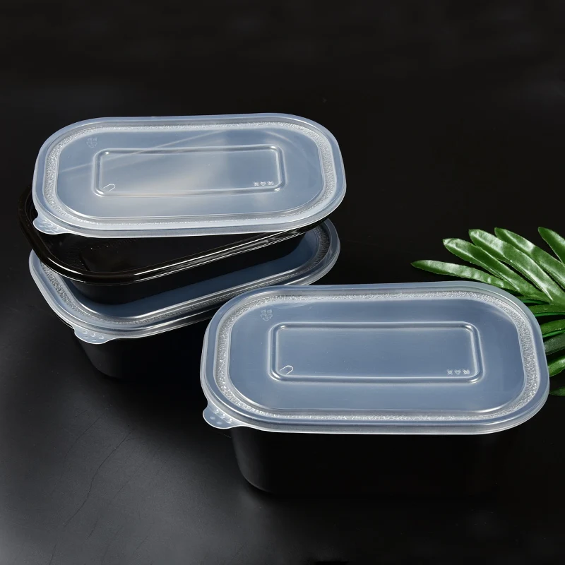 1000 Ml Disposable Plastic Fast Food Container Take Away Lunch Box Disposable Food Containers Aliexpress