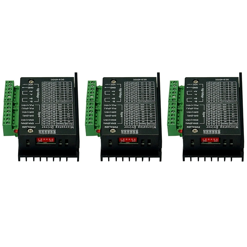 3 шт. 42/57/86 Tb6600 Драйвер шагового двигателя 32 сегмента Модернизированная версия 4.0A
