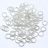 round shape Embossing for Earring Jewelry Making Clasp Open Jump Ring Clasps & Hooks for Beadwork Craft 8mm 10mm 12mm 100pcs ► Photo 3/6