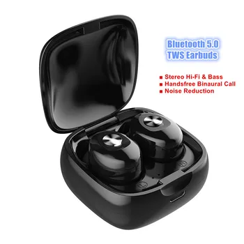 

True Wireless Stereo Earphones Mini Binaural Call Hi-Fi TWS Earbuds Bluetooth Headset With Microphone