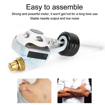 

Professional Tattoo Motor Machine RCA Tattoo Liner Shader Tool for Tattoo Artist White Tattoo Machine Tattoo Supplie Accessory