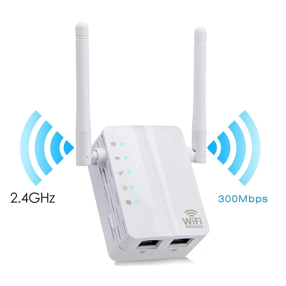 300Mbps-only 2.4G Расширитель диапазона Wi-Fi 300/1200 Мбит/с двухдиапазонный 2,4/5 ГГц усилитель Wi-Fi Интернет сигнала беспроводной повторитель для роутера простая настройка WPS - Цвет: 300Mbps-only 2.4G
