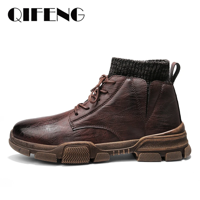 mens warm dress boots