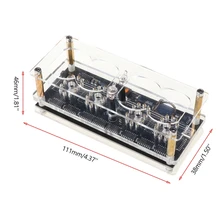 Светящиеся трубчатые часы IN-12, цветные светодиодсветодиодный ретро-часы с 4 цифрами, украшение для детской, дома, гостиной, спальни, часы Nixie D17 20, Прямая поставка Светящиеся трубчатые часы IN-12, цветные светодиодсветодиодный ретро-часы с 4 цифрами, украшение для детской, дома, гостиной, спальни, часы Nixie D17 20, Прямая поставка
