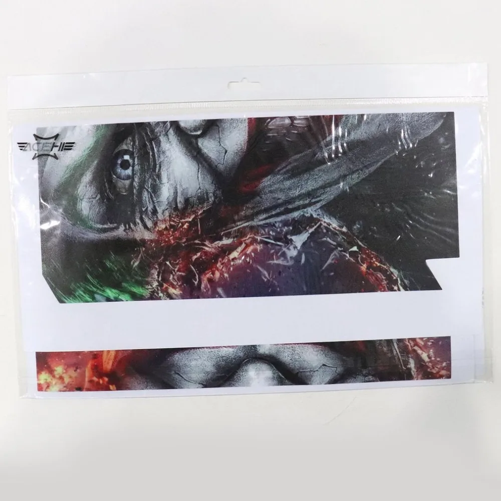 1set Joker Vinly Skin Sticker Clown Gamepad Stickers for Sony For PS4 For PlayStation 4 and 2 Controller Skins Wholesale