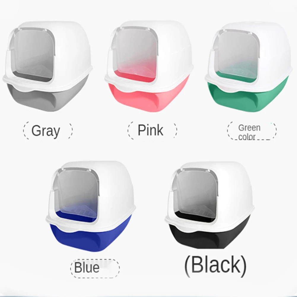 Fully-Enclosed-Litter-Box-cat-Toilet-Deodorant-And-Splash-proof-Deodorant-Lift-Cover-Cat-Litter-Box.jpg Teljesen Zárt Alomdoboz Macska Wc-Dezodor És Fröccsenésálló Dezodor Lift Burkolat Macska Alom Doboz Macska Alom Doboz Poop Dobozok - Image 2