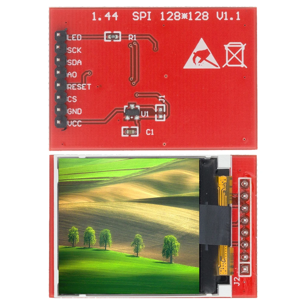 Breakout Màn hình LCD TFT 1.44-inch 128x128 - ST7735