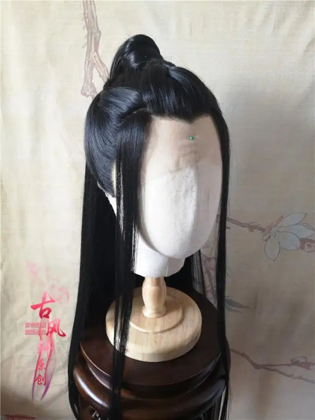 Ǹ  ο ׷  Untamed Wuxian Wangji Xue yang Cosplay Hair Prop Chen qinglin