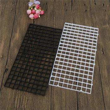 

Durable Plastic Fish Grid Divider Holder Fish Tank Tray Egg Crate Aquarium Tank Filter Bottom Isolate Pane