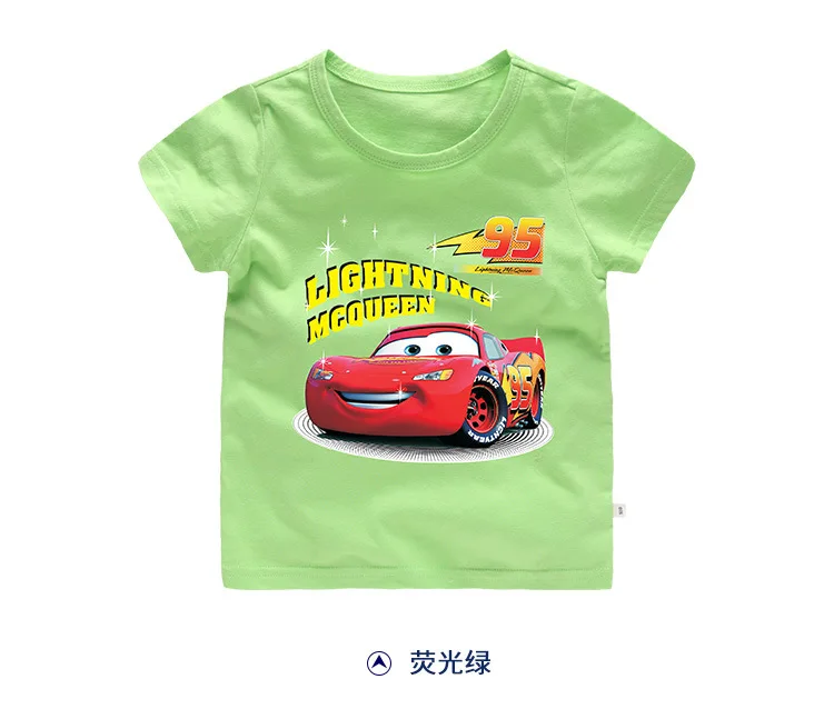 В Корейском стиле детская одежда для детей с героями мультфильмов летняя футболка с коротким рукавом детская одежда сети 64