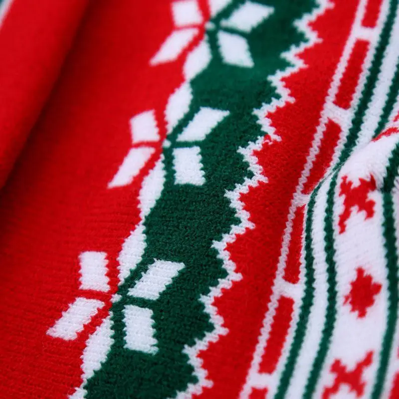Модные осенне-зимние Новые поступления Женская рождественская полосатая Шерстяная Вязаная Шапка-бини с принтом снежинки