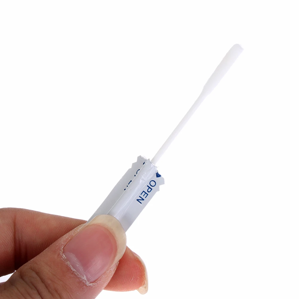 10 Pcs Double Head Cleaning Stick Skin Care Wet Alcohol Cotton Swabs Makeup Cotton Swabs Cleaning Disposable Applicator
