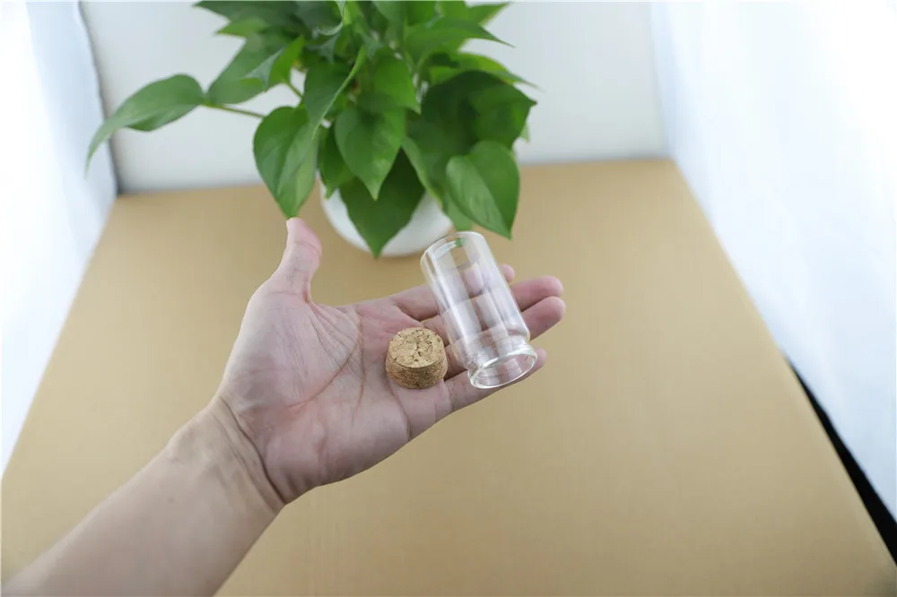 37mm 24PCS 50ml Mini Glass Bottles Storage tiny Jar for Spice Corks spicy Bottle Candy Containers Vials With Cork Stopper (3)