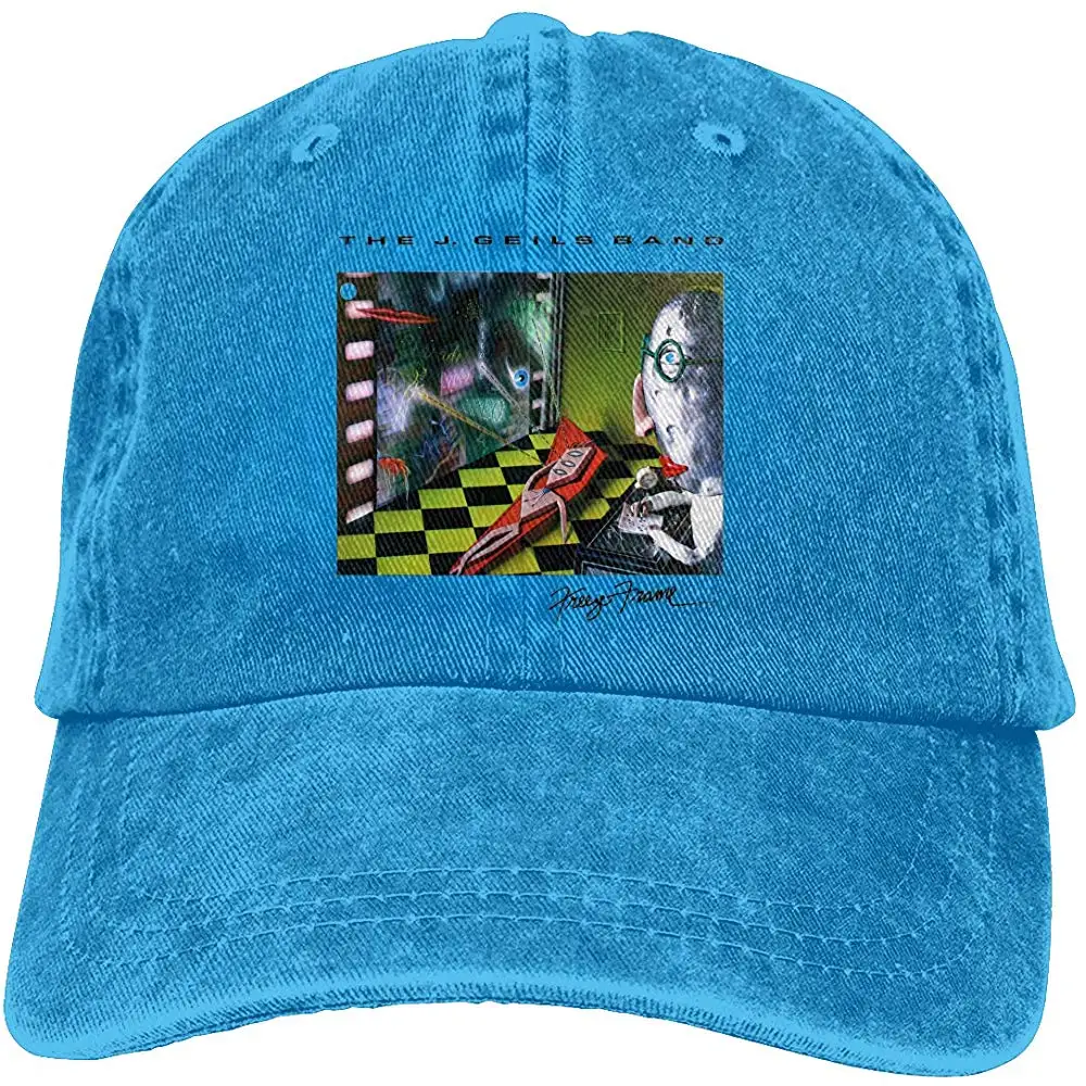 Maxdo мужчины и женщины уличный стиль с J. Geils группа печати Регулируемая Крышка