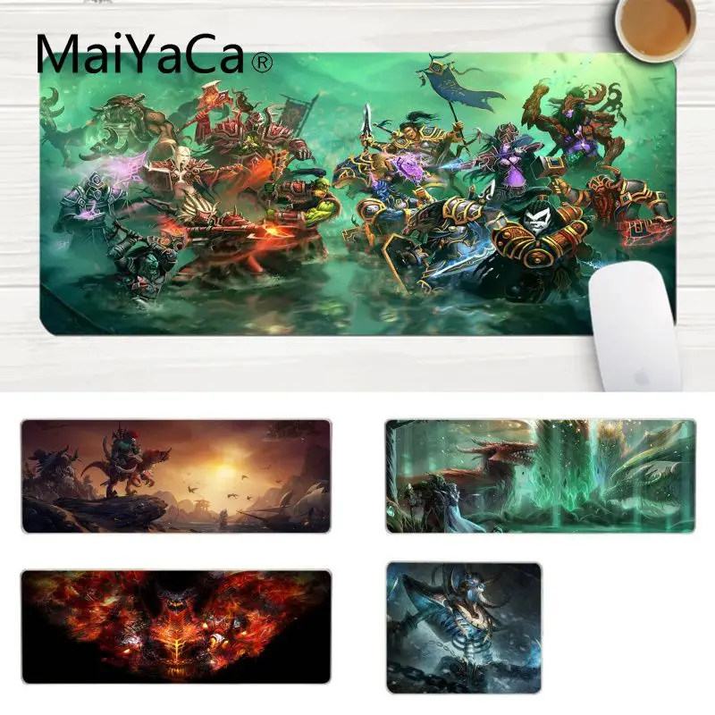 

MaiYaCa Cool New Game World of WarCraft High Speed New Mousepad Laptop Gaming Lockedge Mice Mousepad Gaming Mouse Pad