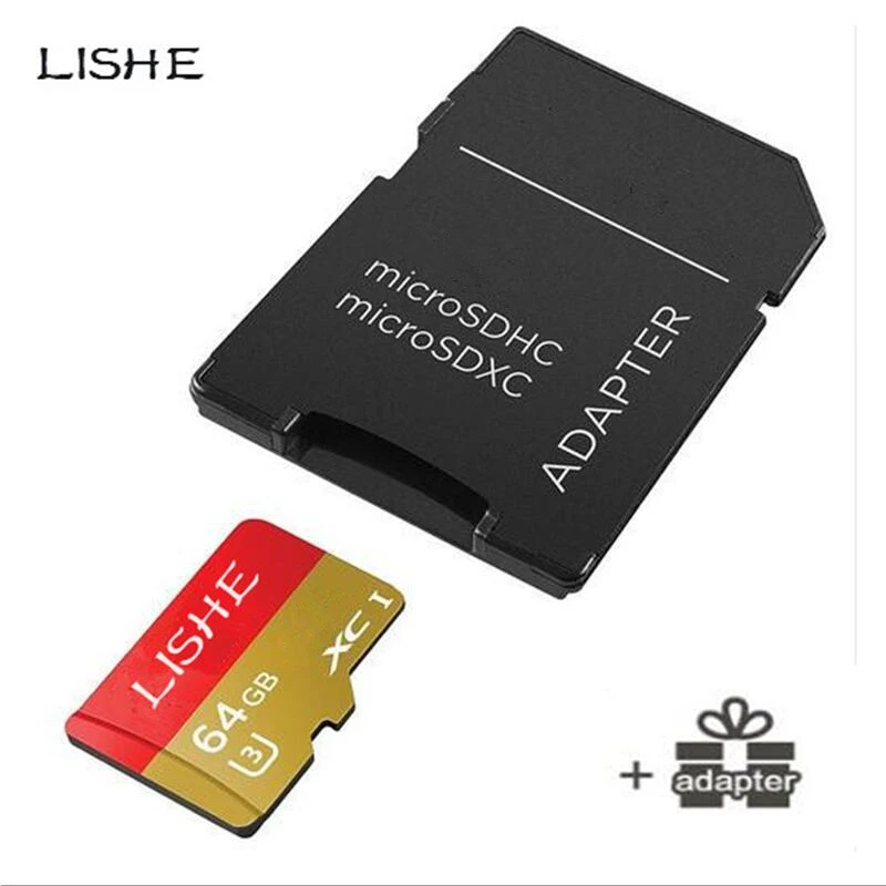 LISHE высокоскоростная Micro SD 128 ГБ 32 ГБ 64 Гб Micro SD карта SD/TF флэш-карта памяти 32 Гб 64 Гб 128 Гб microSD для телефона/камеры/ПК/