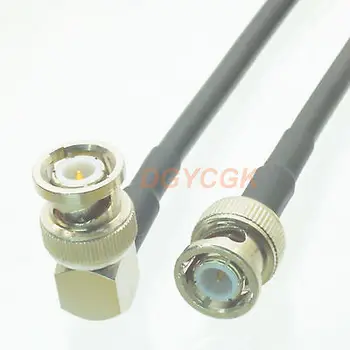 

DHL/EMS 20 Sets*Cable BNC male plug straight to BNC male right angle RG58 Jumper pigtail 3FT -h2