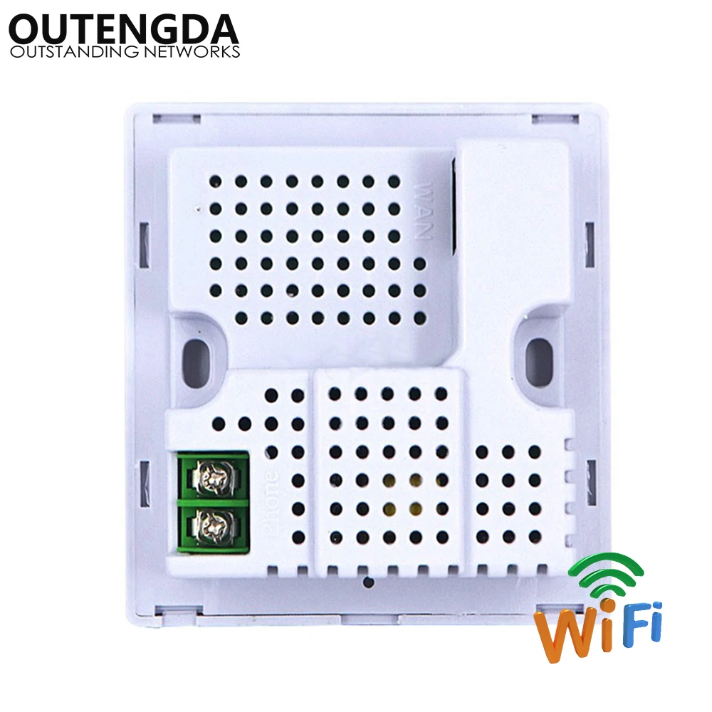 300Mbps Wireless Wall AP USB WiFi Router In Wall AP RJ45 802.3af POE WiFi Access Point with USB Charging Phone RJ11 On-off