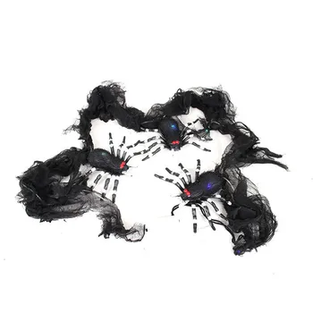 

Original Halloween decoration Halloween Glowing Spider String Simulation Decorative Bat party decoration декор Dropshipping